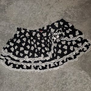 Plus Size Mini Skirt